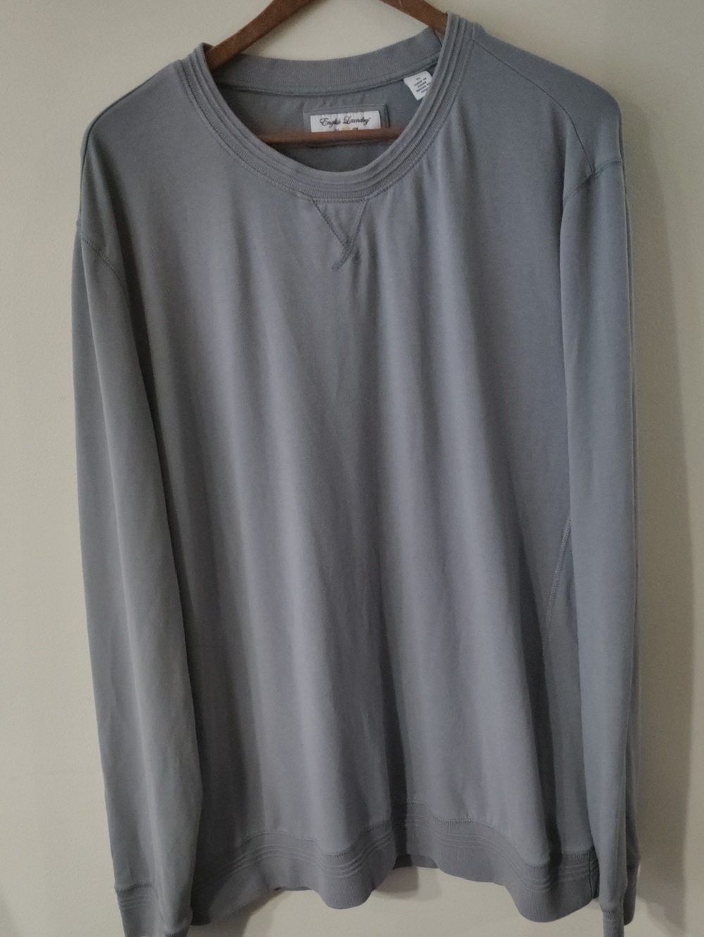 English Laundry Gray Pullover Shirt Men's XL Stretch